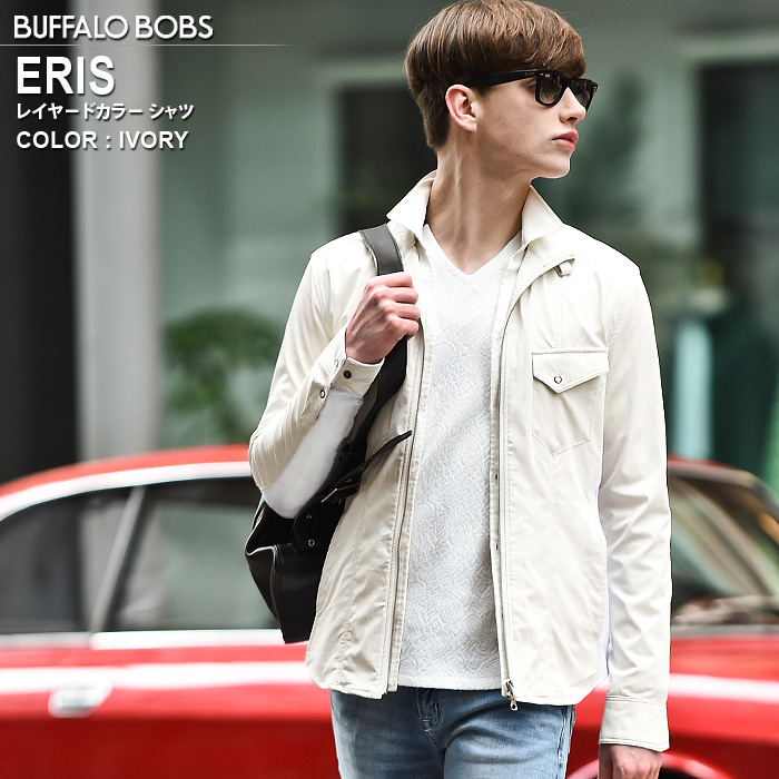 ERIS(エリス)レイヤードカラー シャツ BUFFALO BOBS バッファロー