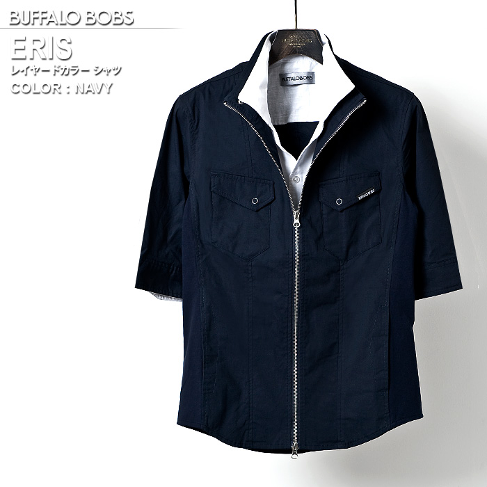ERIS(エリス)レイヤードカラー シャツ BUFFALO BOBS バッファロー