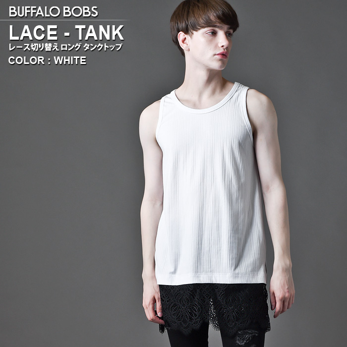 LACE-TANK([X^N)[X؂ւ ^Ngbv  BUFFALO BOBS obt@[{uY