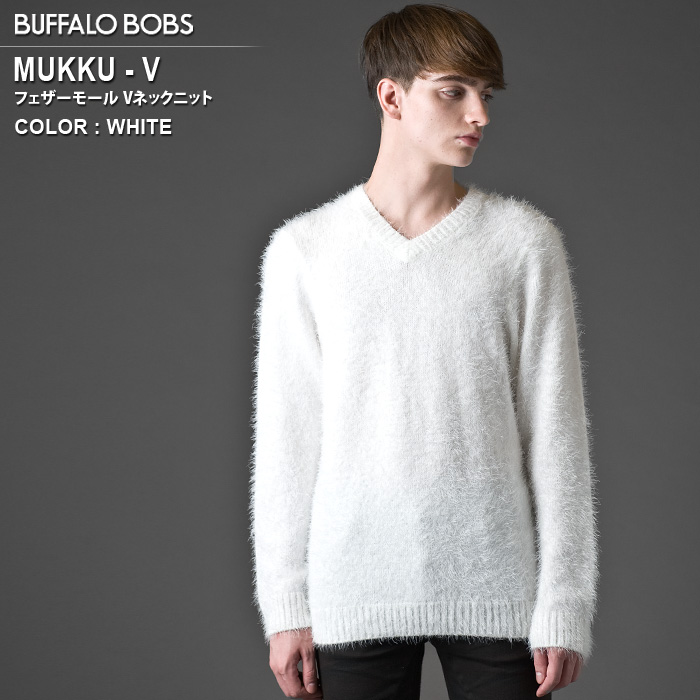 スタイルズ(STYLES) 美品 BUFFALO BOBS 黒 ケーブル編みニット 