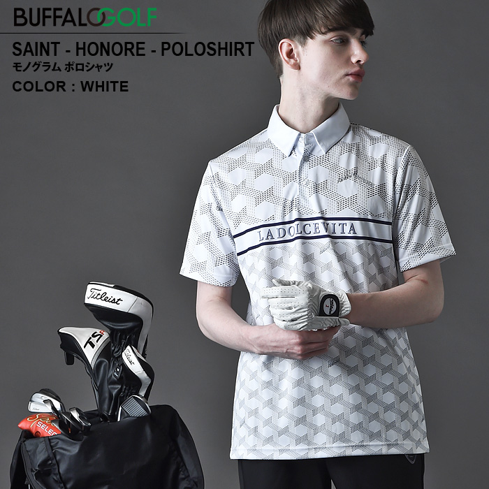 SAINT-HONORE-POLOSHIRT(Tgm[-|Vc)mO |Vc BUFFALO GOLF obt@[St obt@[{uY obt@[{uX