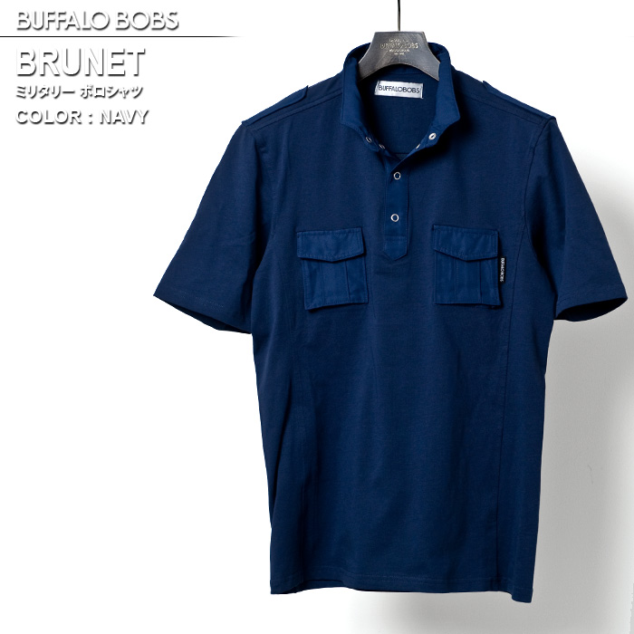 ys\|Cg10{zy5{`{̓ח\zBRUNET POLOSHIRT(ulbg)~^[|Vc BUFFALO BOBS obt@[{uY