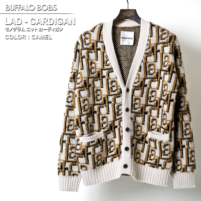 ys\|Cg10{zy10{̓ח\zLAD-CARDIGAN(bh-J[fBK)mO jbg J[fBK  BUFFALO BOBS obt@[{uY