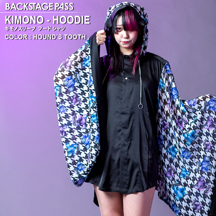 ys\|Cg10{zy2{̔z\zKIMONO-HOODIE(Lm t[fB) LmX[u t[h Vc BACKSTAGE PASS obNXe[WpX