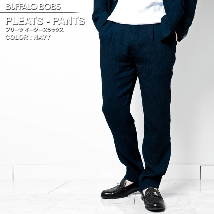 ys\|Cg10{zy4{̓ח\zPLEATS-PANTS(v[c pc)1^bN v[c C[W[XbNX BUFFALO BOBS obt@[{uY