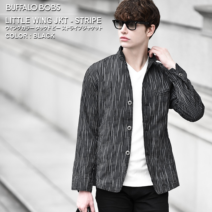 ys\|Cg10{zLITTLE WING JKT-STRIPE(gEBOWPbg XgCv)gEBOJ[ ^bNhr[ XgCvWPbg BUFFALOBOBS obt@[{uY