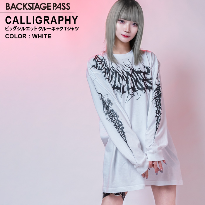 CALLIGRAPHY(JOtB[)rbOVGbg N[lbN vg T BACKSTAGE PASS obNXe[WpX obt@[{uY
