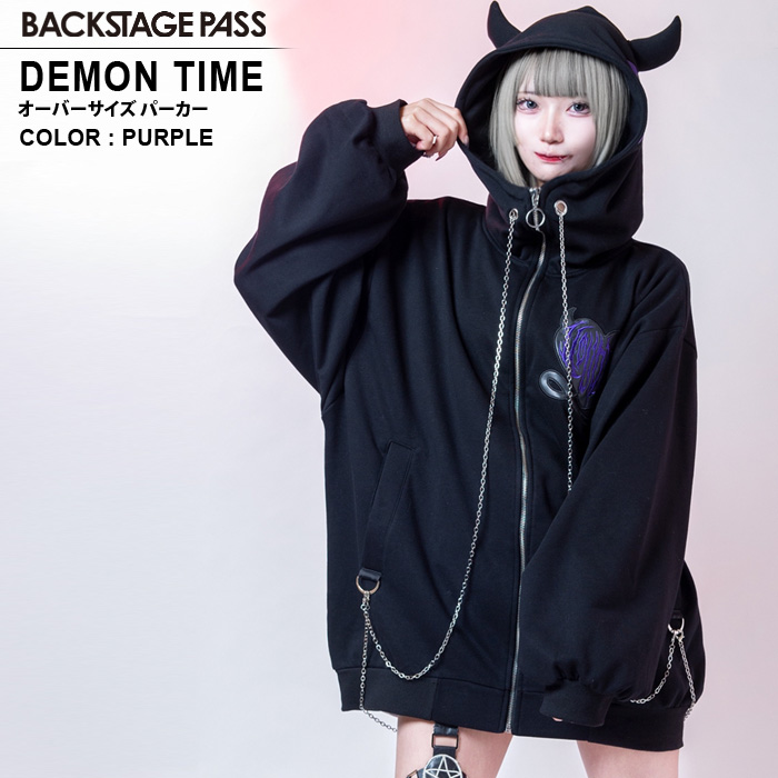 DEMON TIME(f[^C)  I[o[TCY p[J[@BACKSTAGE PASS obNXe[WpX