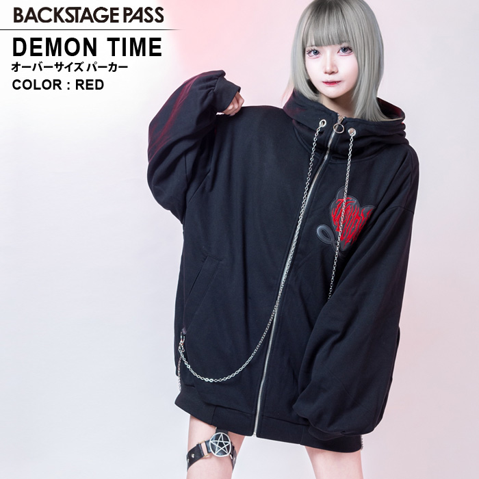 DEMON TIME(f[^C)  I[o[TCY p[J[@BACKSTAGE PASS obNXe[WpX