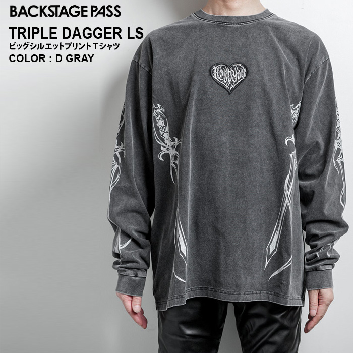 TRIPLE DAGGER LS(gv_K[ LSjrbOVGbg N[lbN vg T BACKSTAGE PASS obNXe[WpX